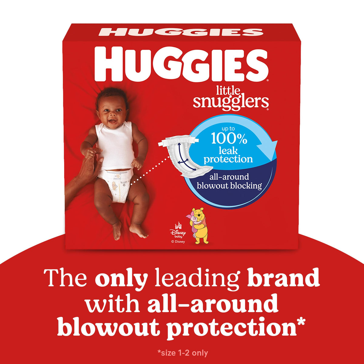 Huggies Little Snugglers Diapers, Size 3, 16-28 Lb, 136 Count