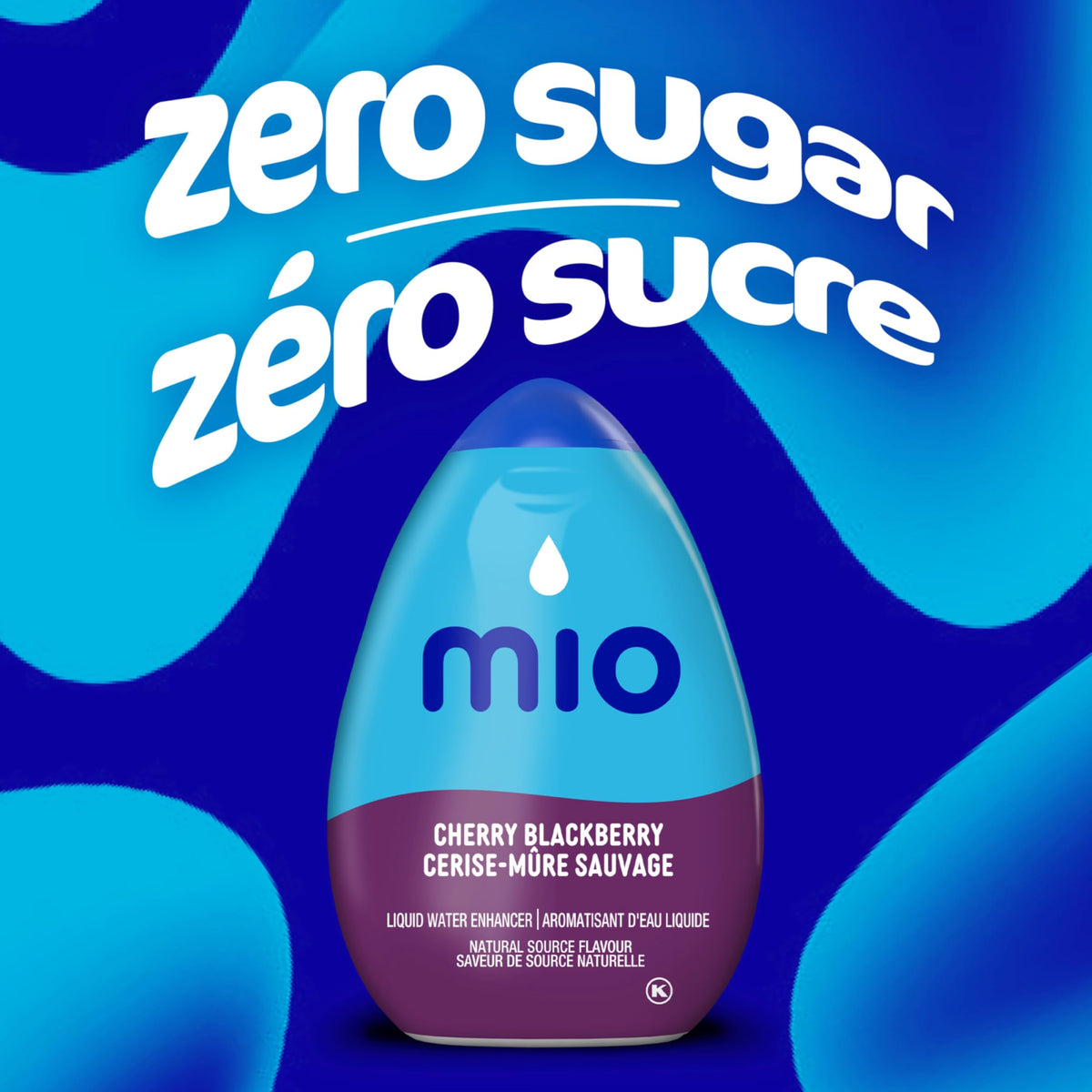 mio Cherry Blackberry Liquid Water Enhancer, 48 ml, 12-Pack