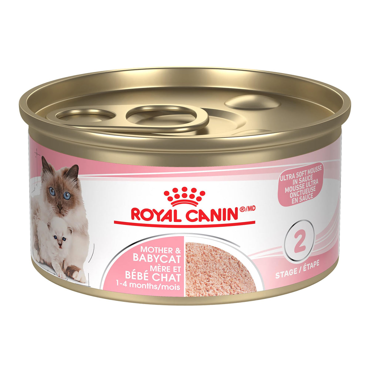 Royal Canin Mother and Babycat Ultra Soft Mousse Cat Food, 3 oz, 24 Ct