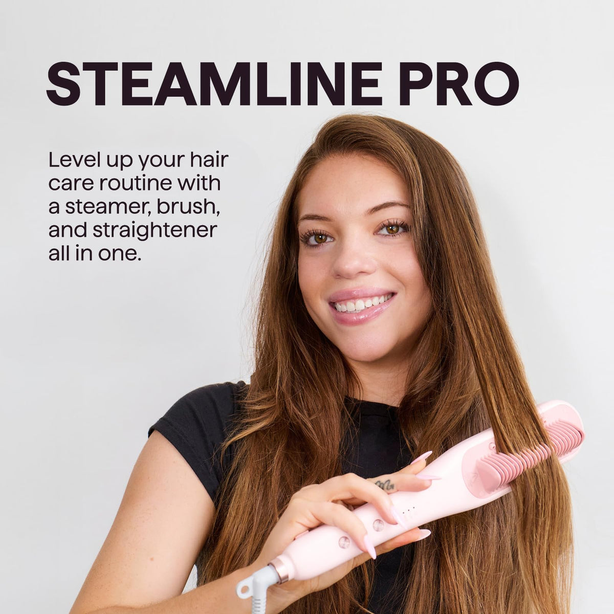 Wavytalk Steamline Pro 3-in-1 Steam Hair Straightener Brush