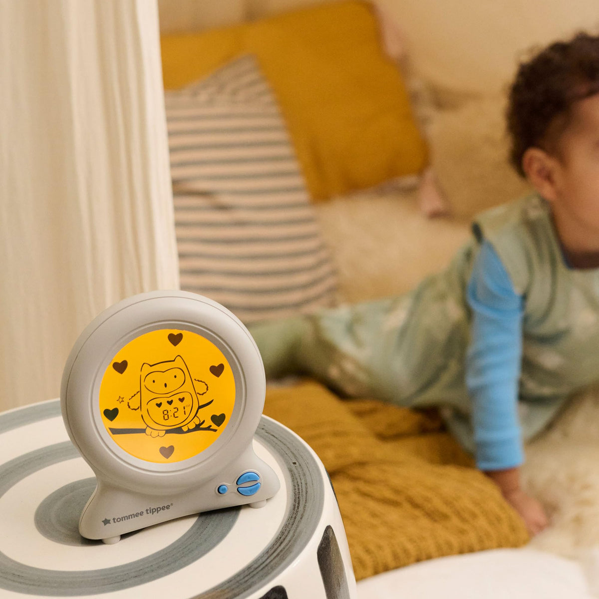 Tommee Tippee Groclock Sleep Trainer, Alarm Clock & Night Light