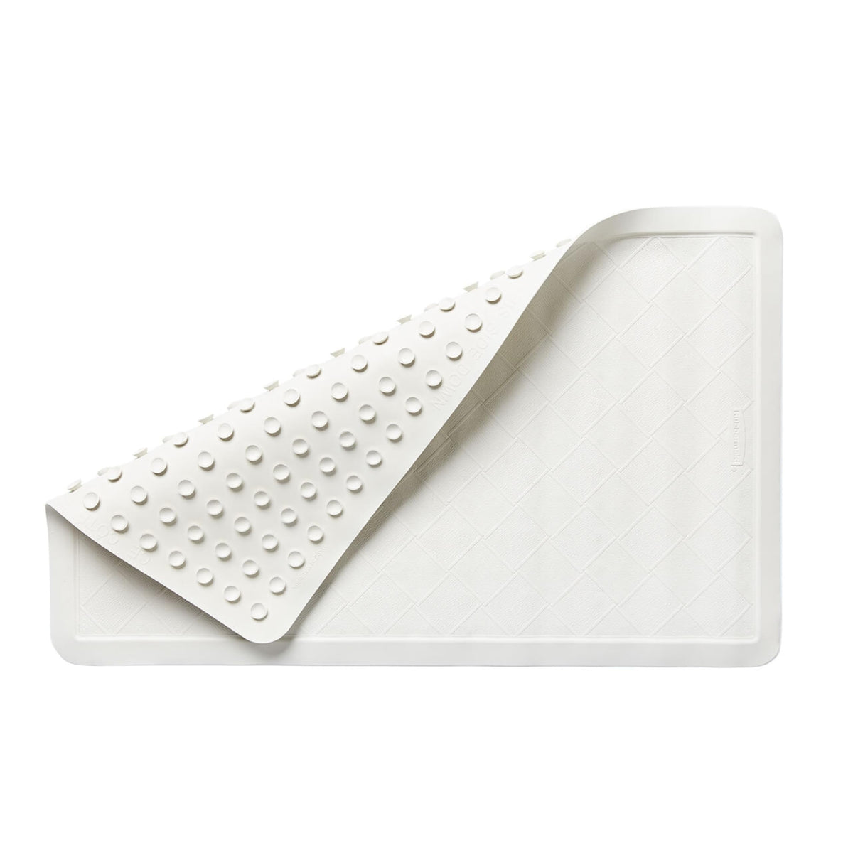 Rubbermaid Commercial Safti-Grip Bath Mat, White, 14 x 24 in.