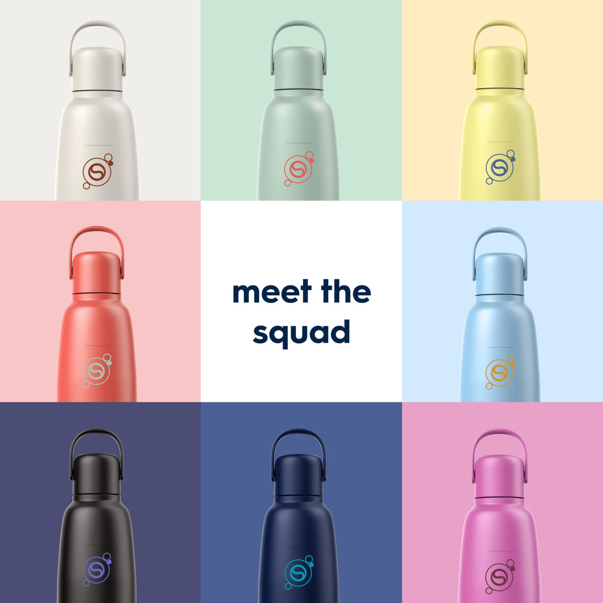 SodaStream Fizz and Go Cool Bottle, Blueberry, 0.9L
