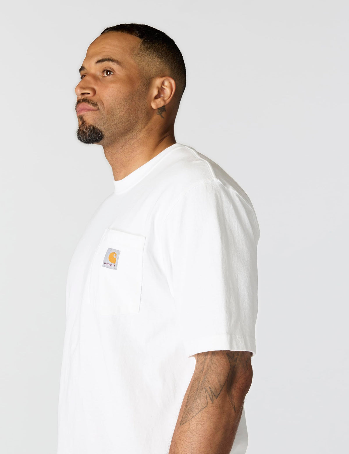 Carhartt Men's K87 Workwear Short Sleeve T-Shirt, White, Large