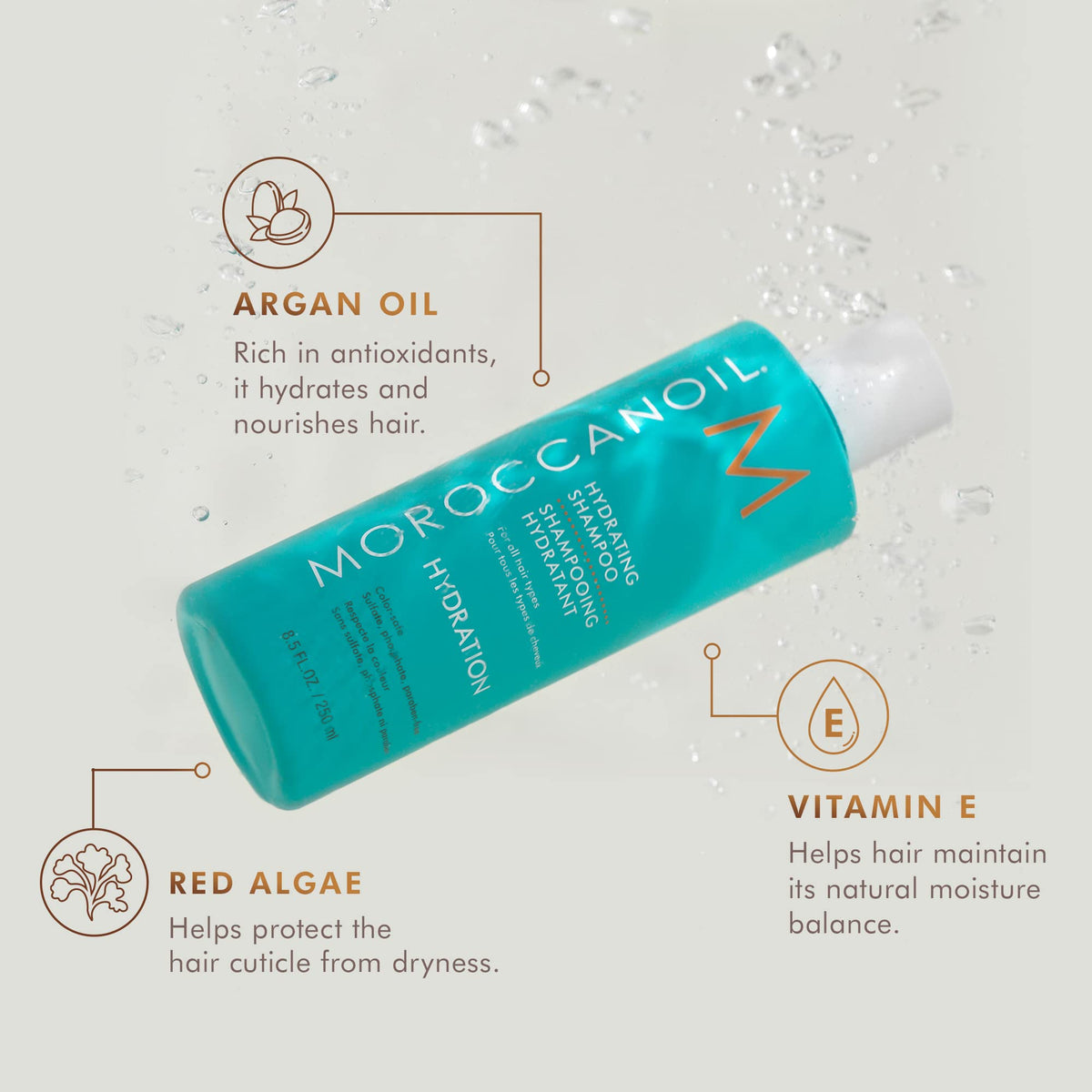 Moroccanoil Hydrating Shampoo, 8.5 fl oz