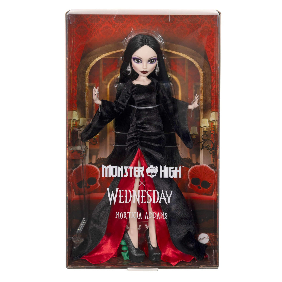 Monster High x Wednesday Morticia Addams Doll