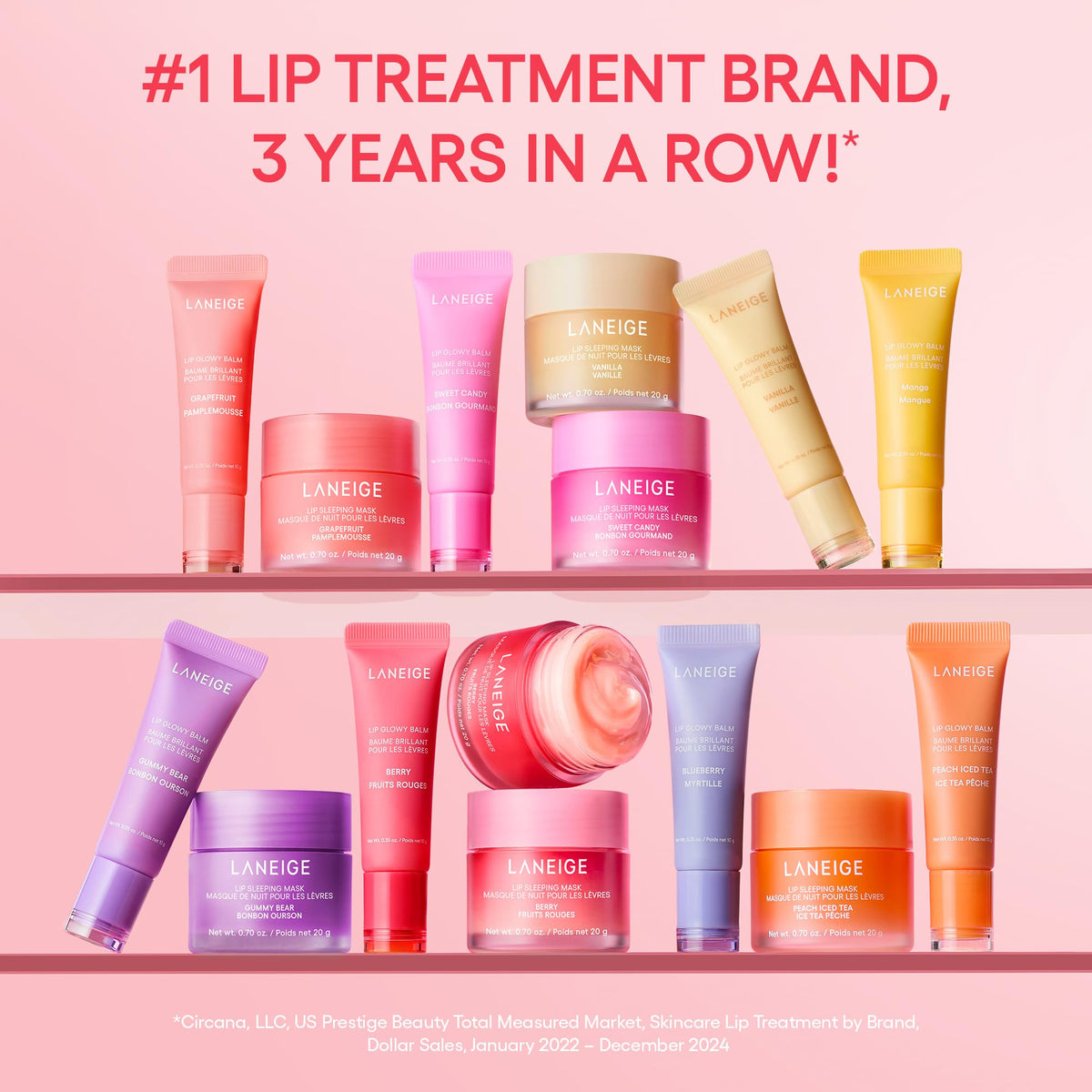 LANEIGE Lip Glowy Balm, Gummy Bear