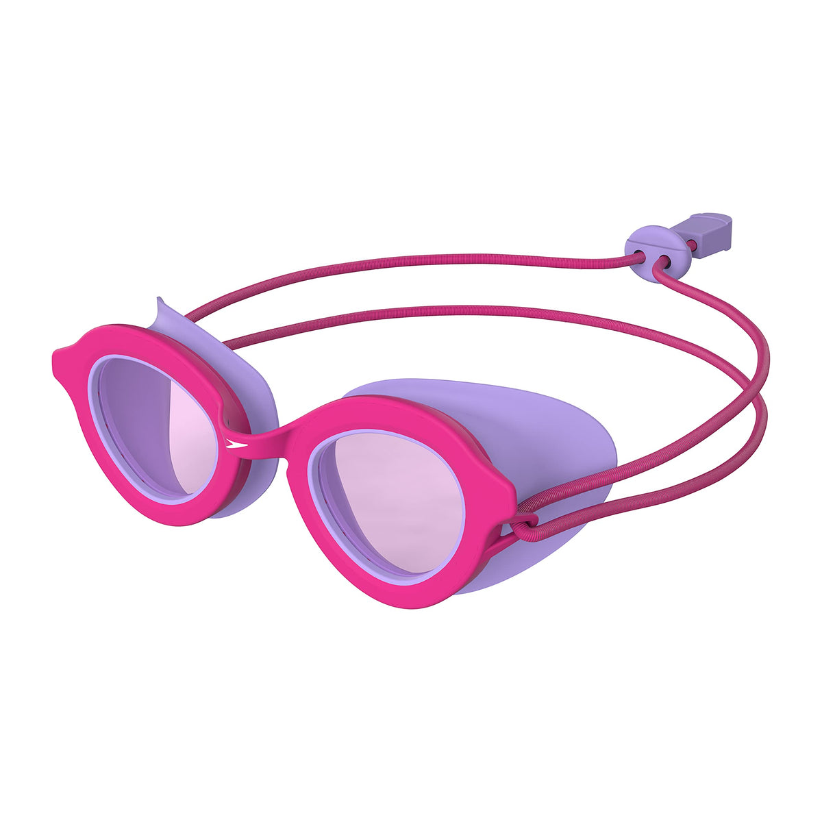 Speedo Kids' Sunny G Swim Goggles, Ages 3-8, Pink Yarrow/Vermillion
