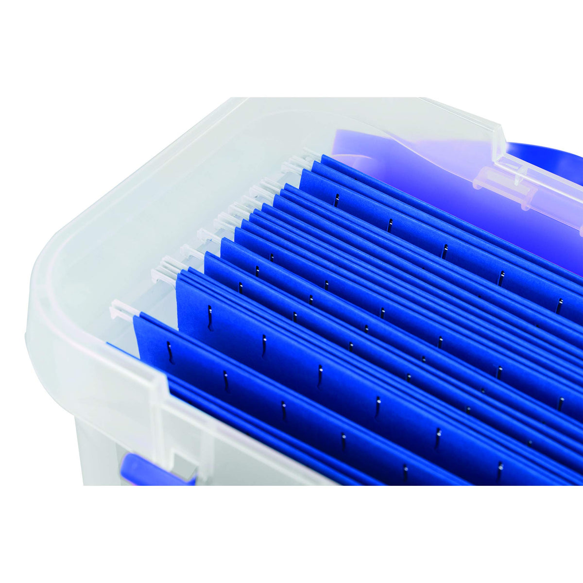 Bankers Box Heavy Duty Plastic File Box, Letter, 1 Pack, 0086304