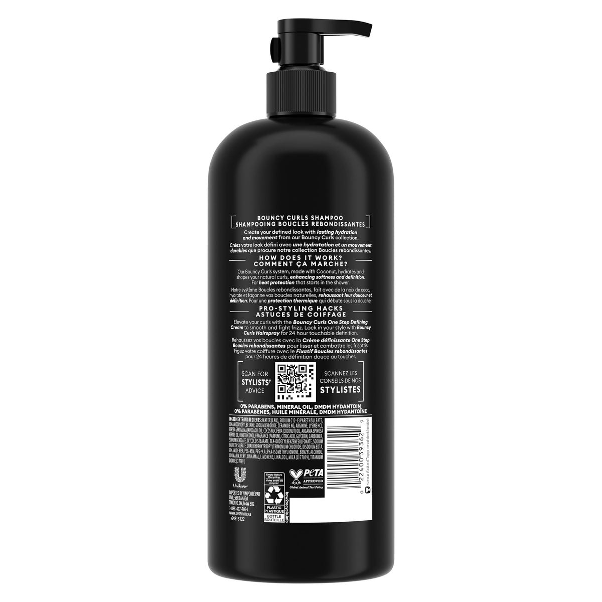 TRESemmé Bouncy Curls Shampoo, Conditioner and Gel Set, 3-Pack
