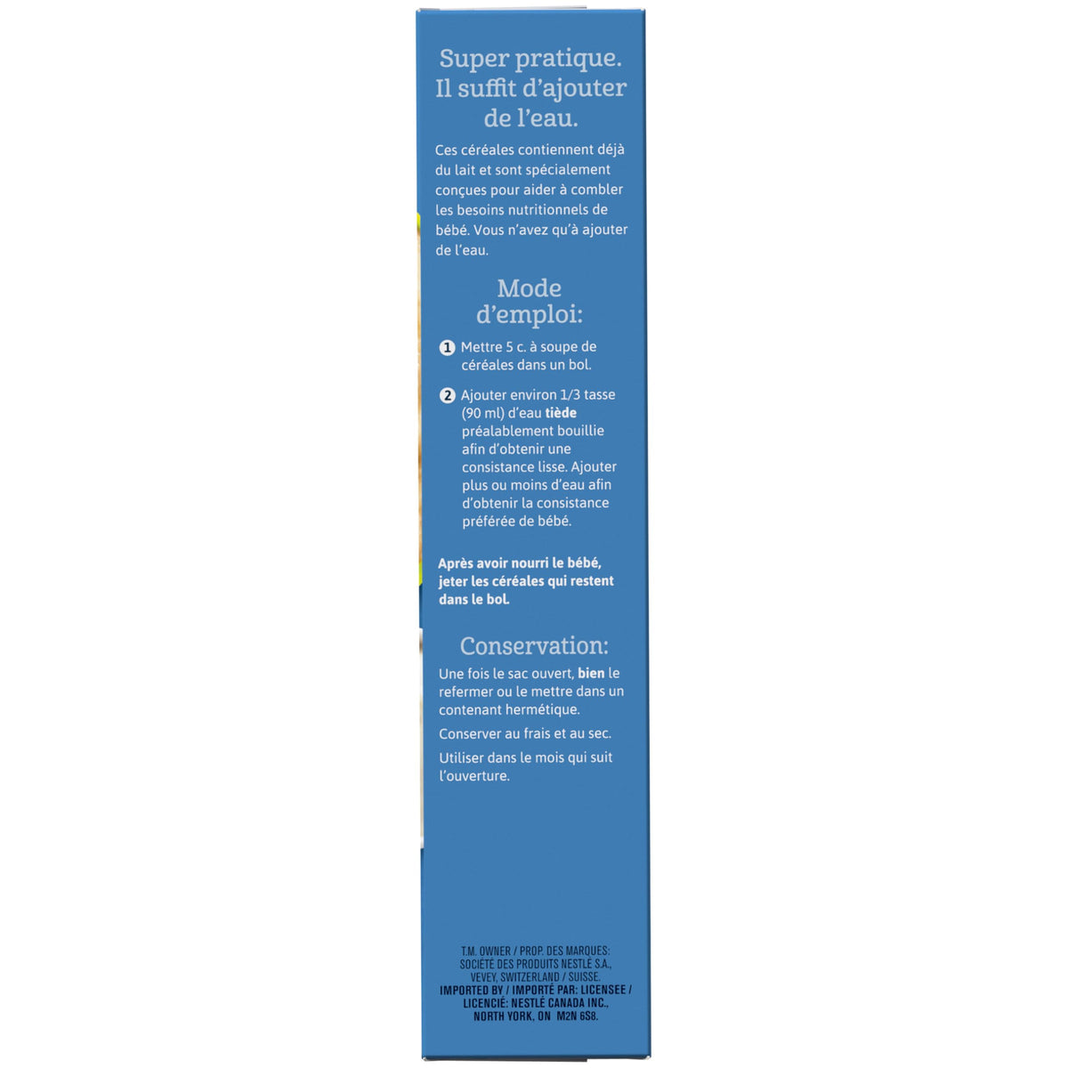 Gerber Stage 3 Wheat Yogourt Apple Pear Banana Cereal, 6 x 227 g