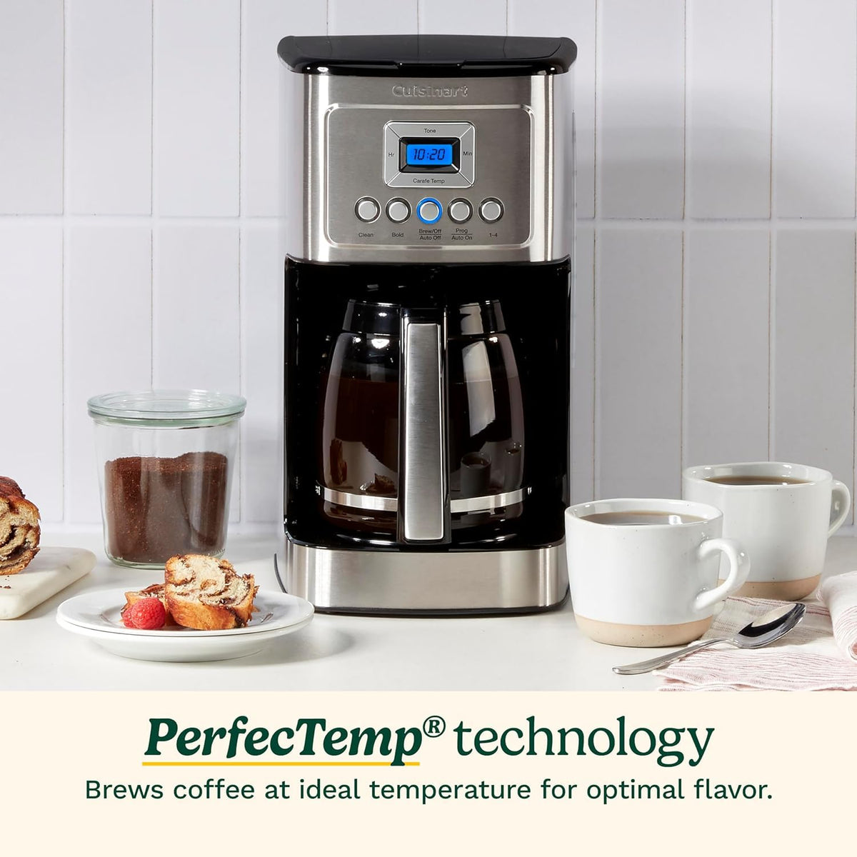 Cuisinart 14-Cup Programmable Coffee Maker, Stainless Steel, DCC-3200C