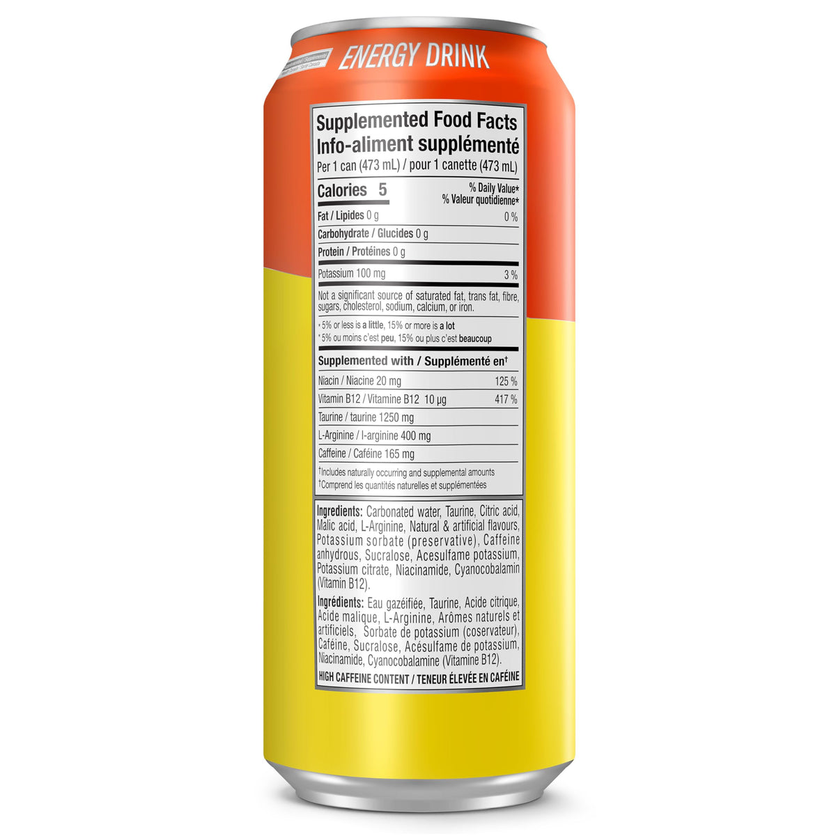 Cellucor C4 Energy Drink, Orange Slice, 473mL, 12 Count