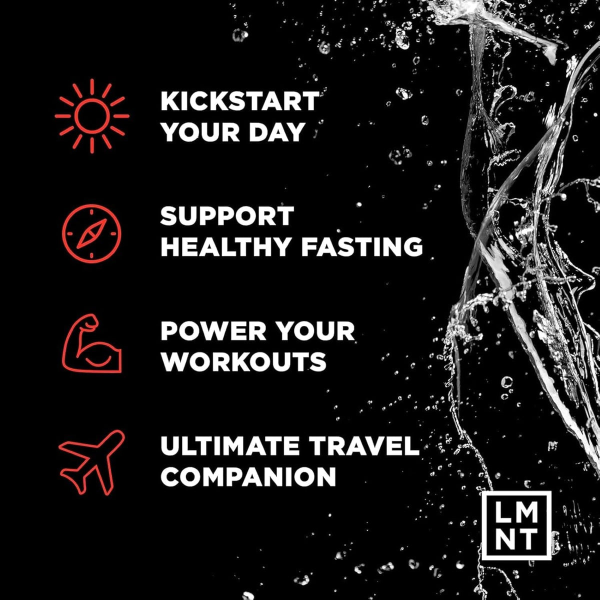 LMNT Electrolyte Drink Mix, Watermelon Salt, 30 Stick Packs