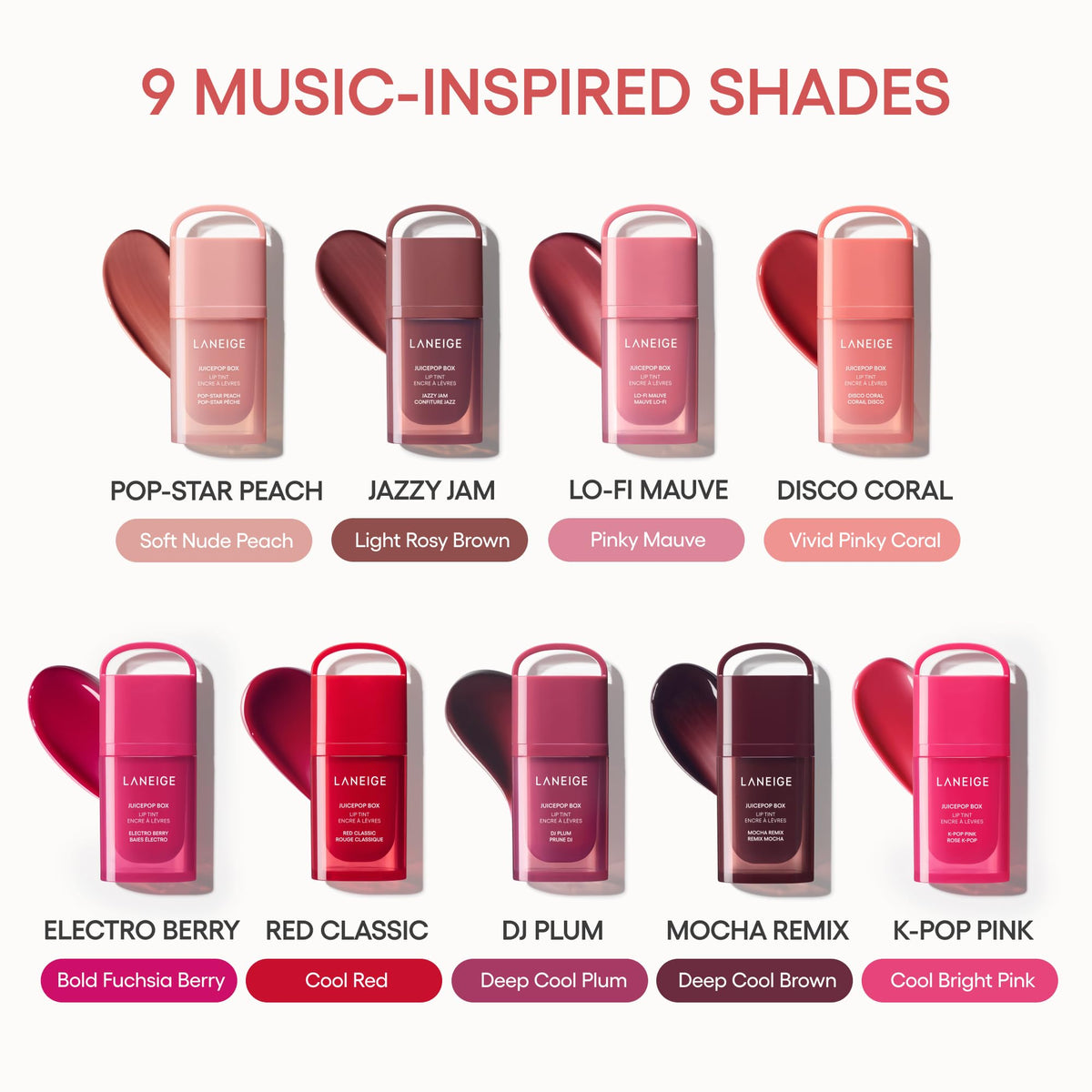 LANEIGE JuicePop Box Lip Tint, K-Pop Pink