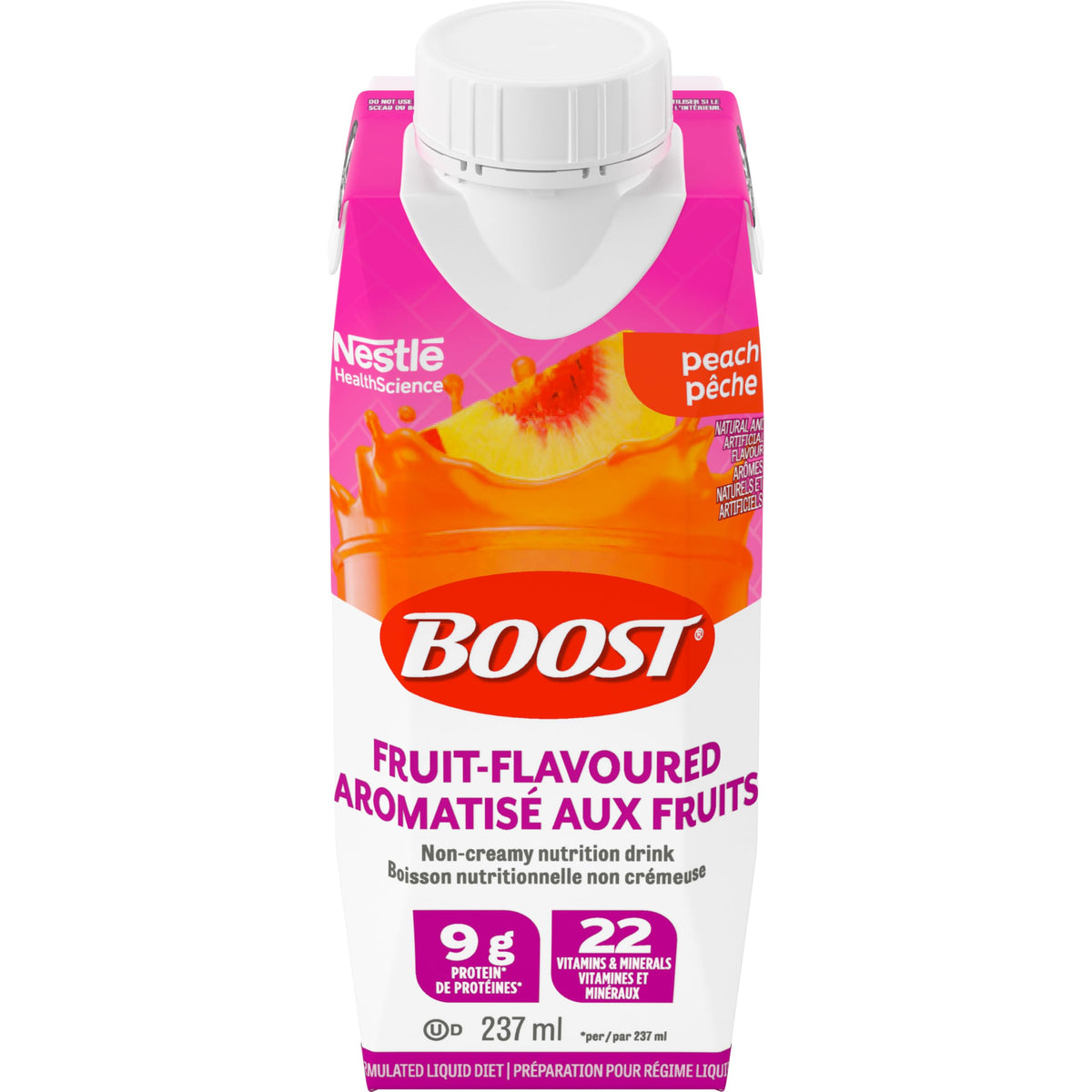 Boost Fruit Flavoured Drink, Peach, 24 x 237 mL
