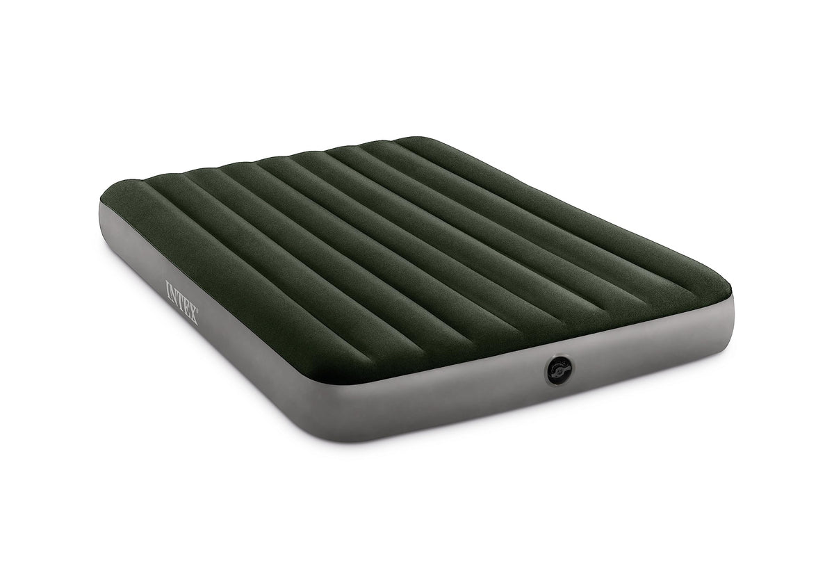 INTEX 64779E Dura-Beam Prestige Air Mattress with Pump, Queen