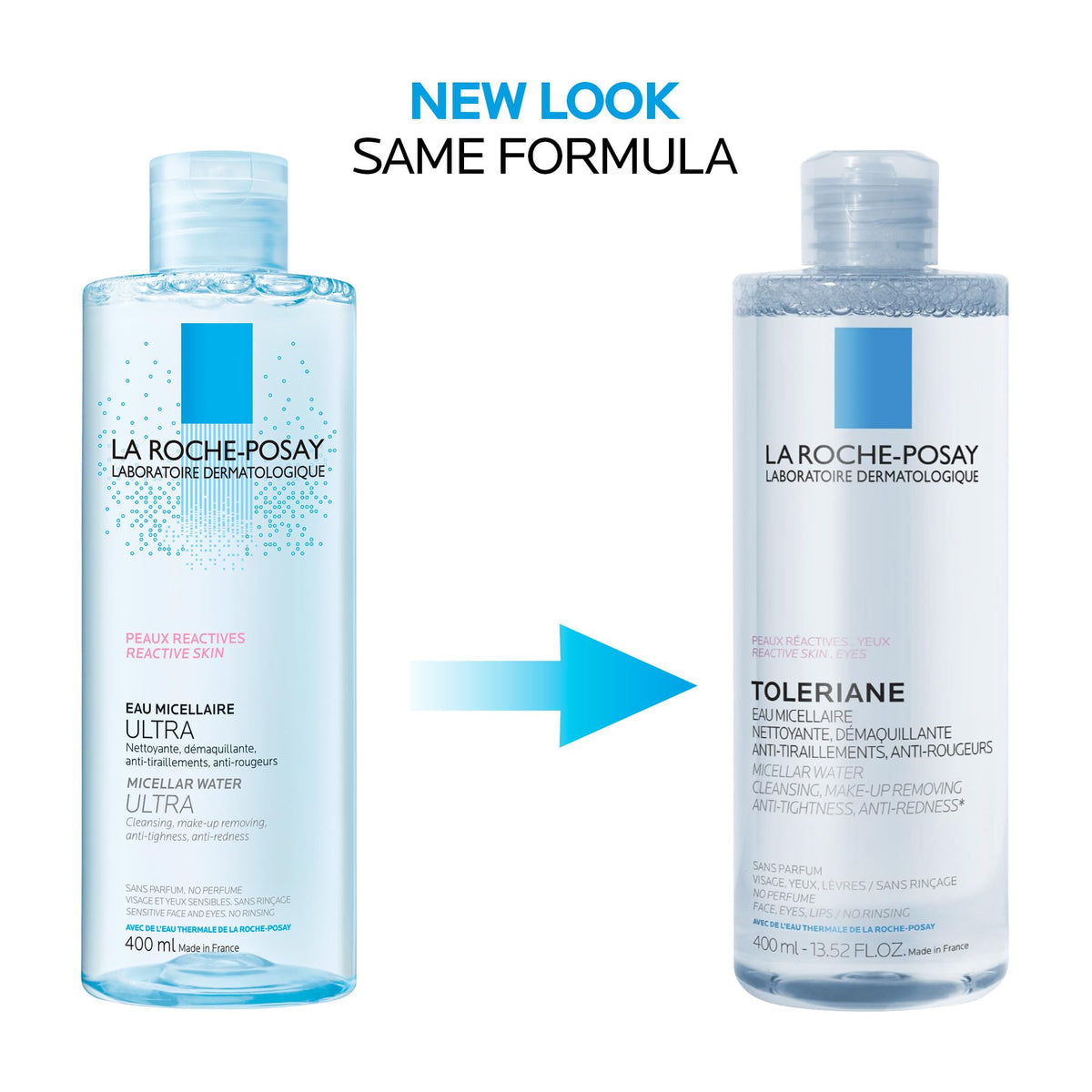 La Roche-Posay Toleriane Micellar Water for Reactive Skin, 400 ml