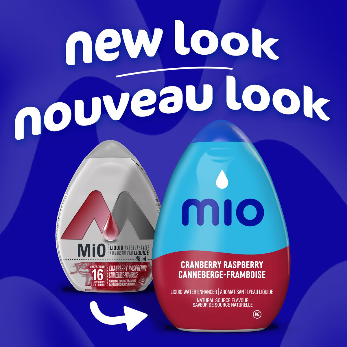 Mio Cranberry Raspberry Liquid Water Enhancer, 48 mL, Pack of 12