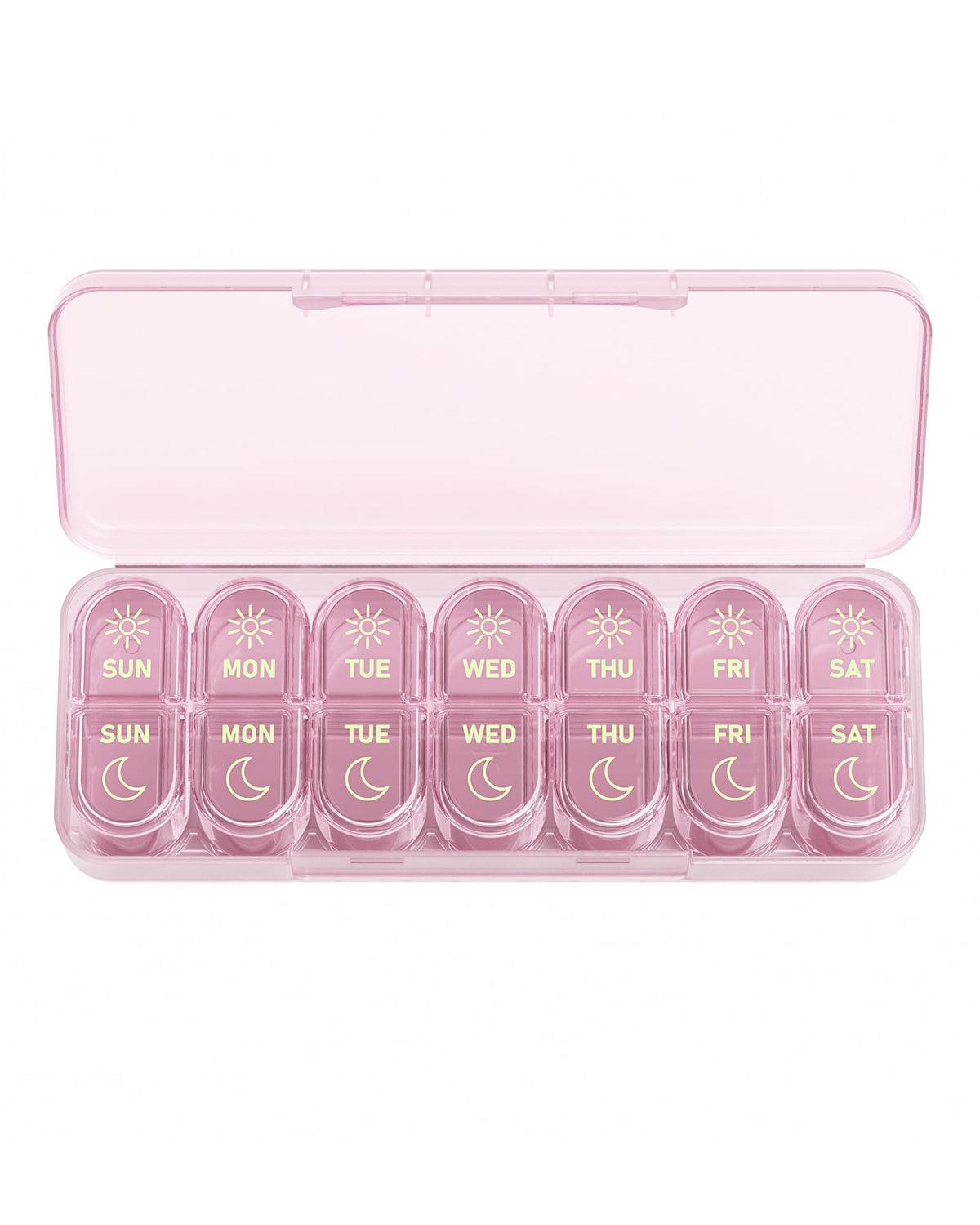 Daviky Weekly Pill Organizer, 7-Day AM/PM