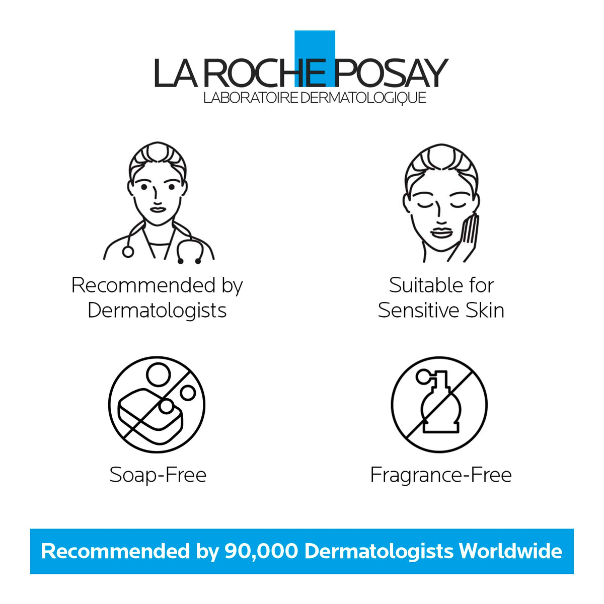 La Roche-Posay Toleriane Purifying Foaming Cream Cleanser, 125 ML