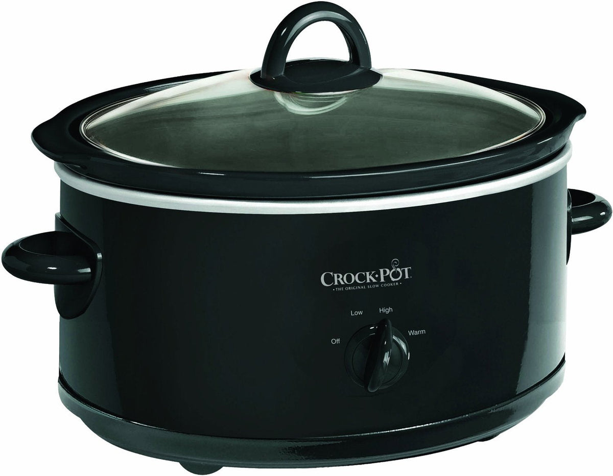 Crock-Pot Manual Slow Cooker, 7 Qt, Black