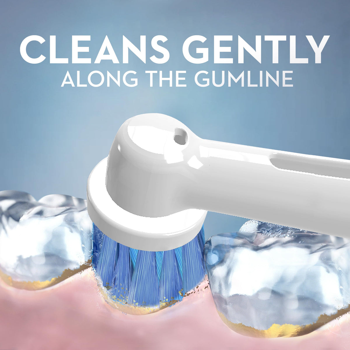 Oral-B Sensitive Gum Care Replacement Brush Heads, 6 Count