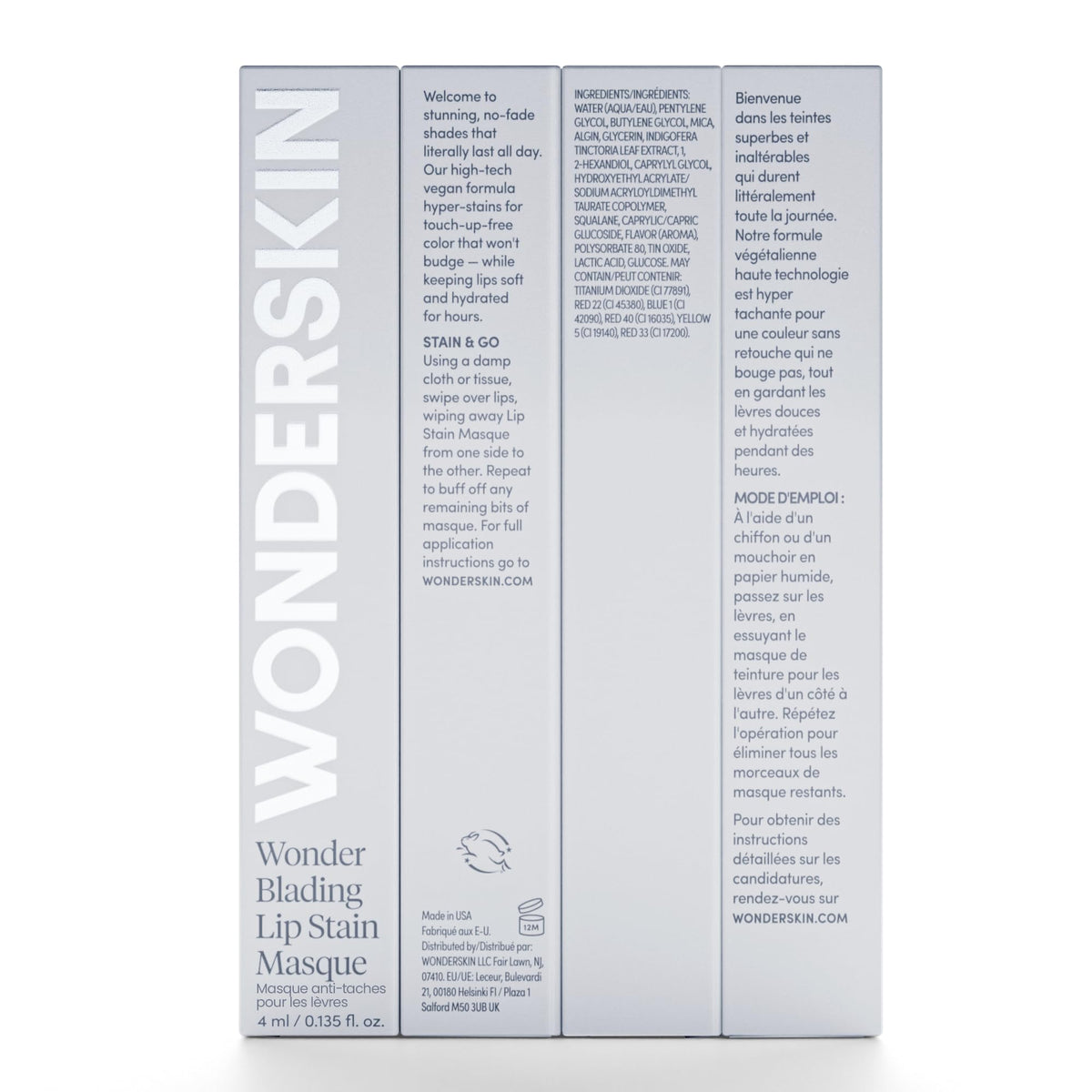 Wonderskin Wonder Blading Lip Stain Peel Off Masque, XOXO