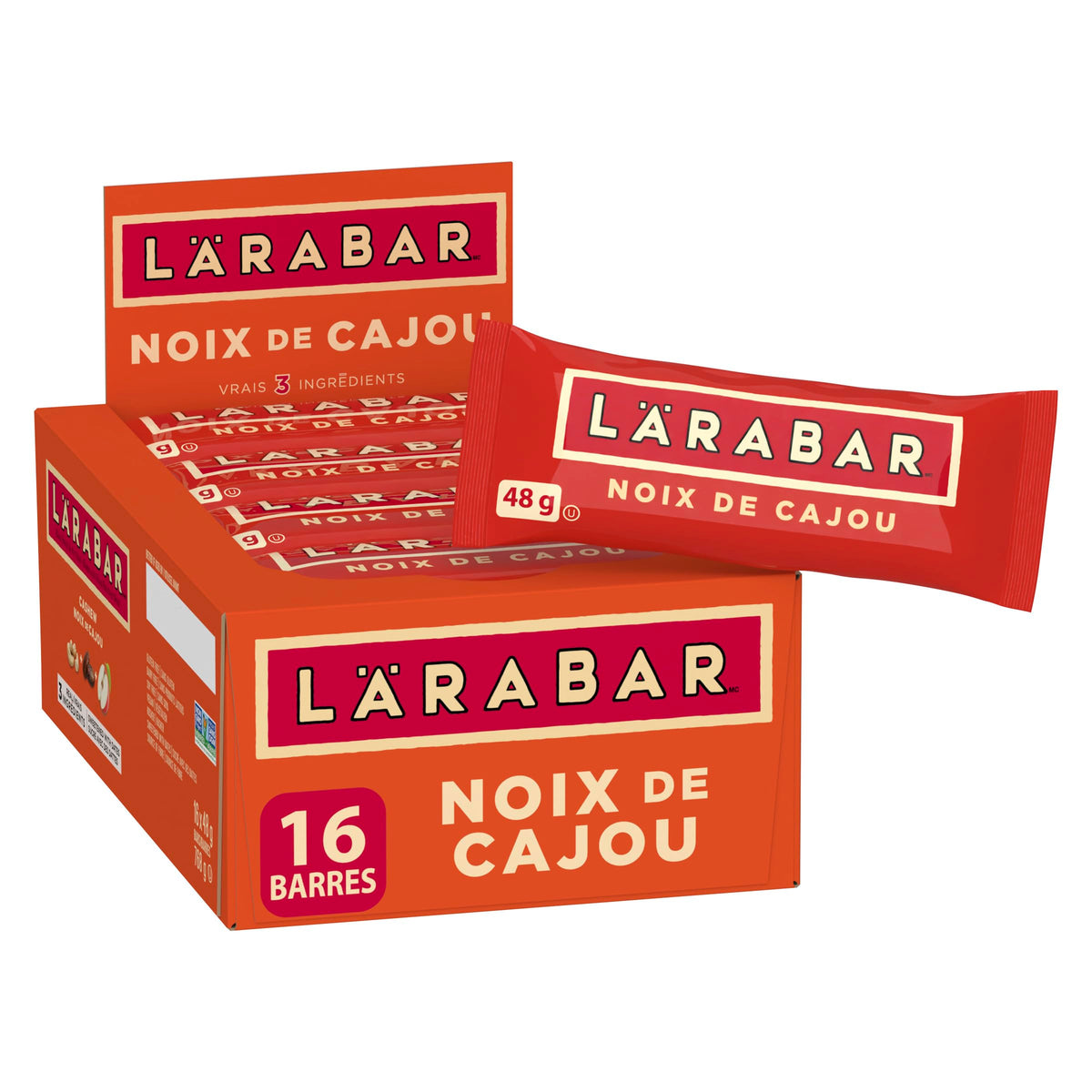 Larabar Cashew Fruit & Nut Bars, 16 x 48 g