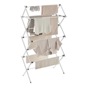 SONGMICS Foldable Clothes Drying Rack, 37 x 75 x 135.1 cm, White