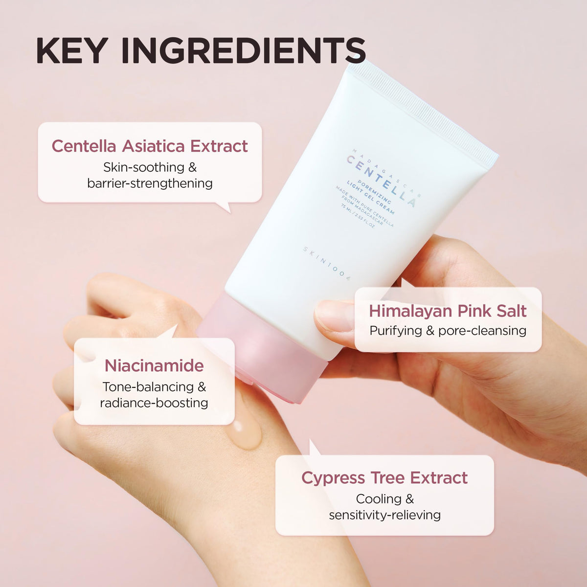 SKIN1004 Madagascar Centella Poremizing Light Gel Cream, 75 mL