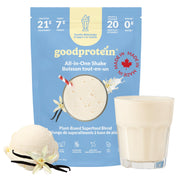 Good Protein Vegan Protein Powder, Vanilla Milkshake, 880 g