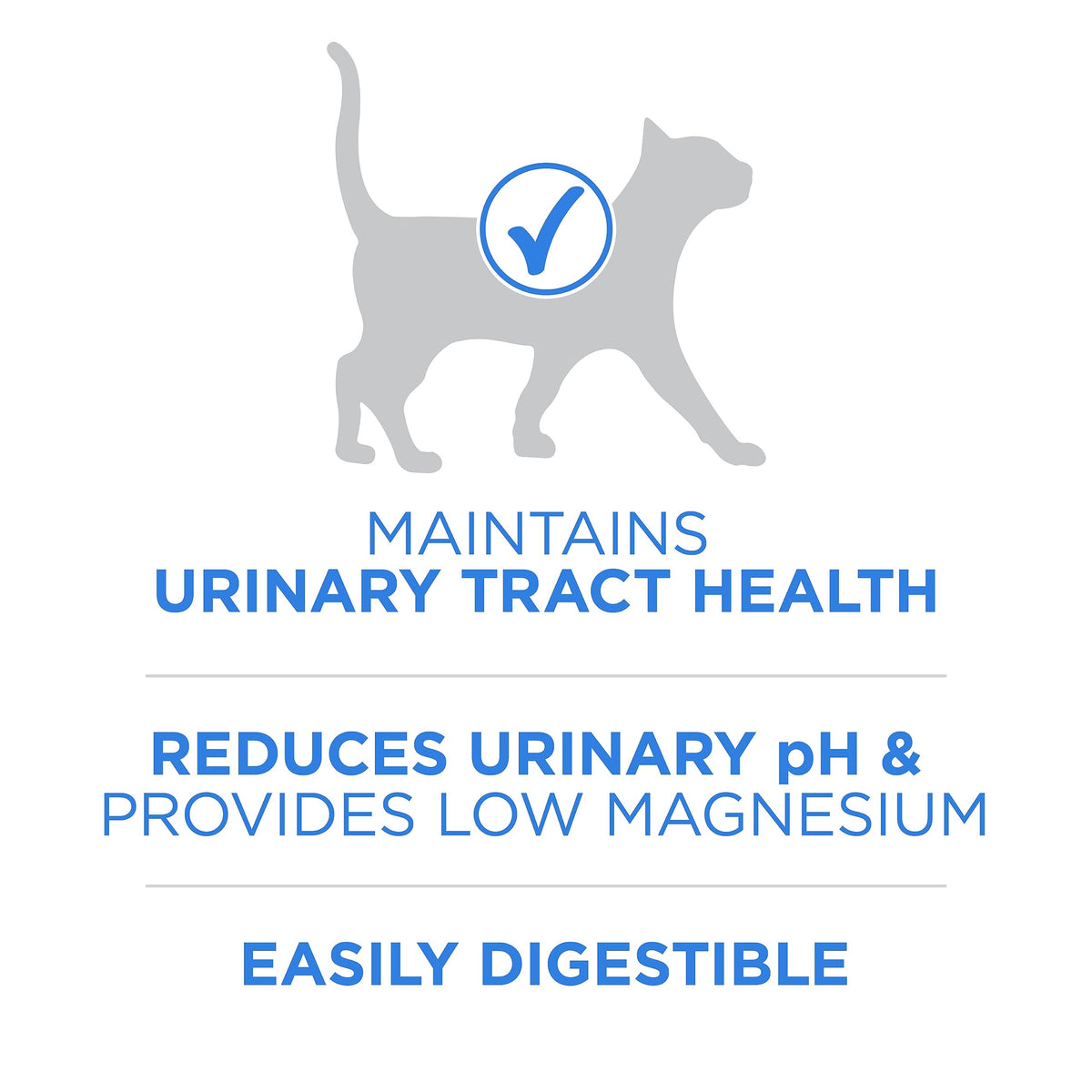 Purina ONE +Plus Urinary Tract Formula Chicken Dry Cat Food, 3 kg