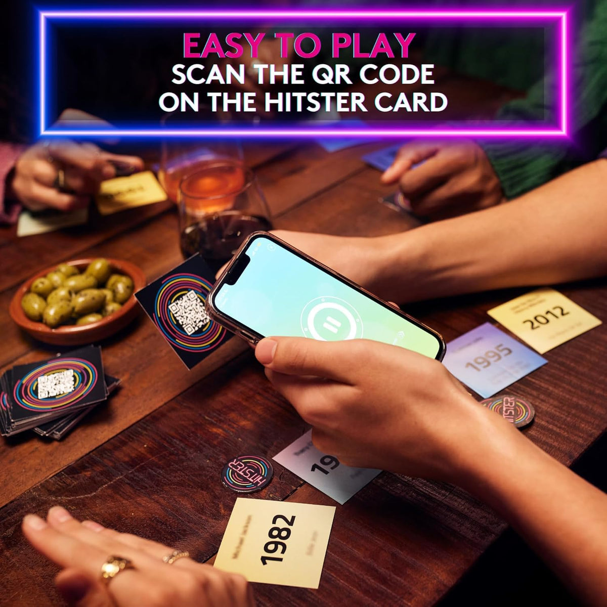 Hitster Music Trivia Party Game, All-Time Playlist, 2-10 Players