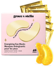 grace & stella Gel Under Eye Masks, Gold, 48 Pairs