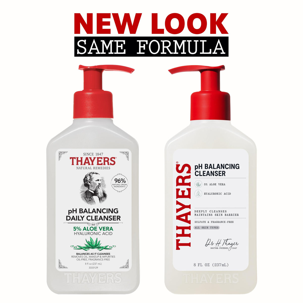 Thayers pH Balancing Daily Cleanser with Aloe Vera, 237ml