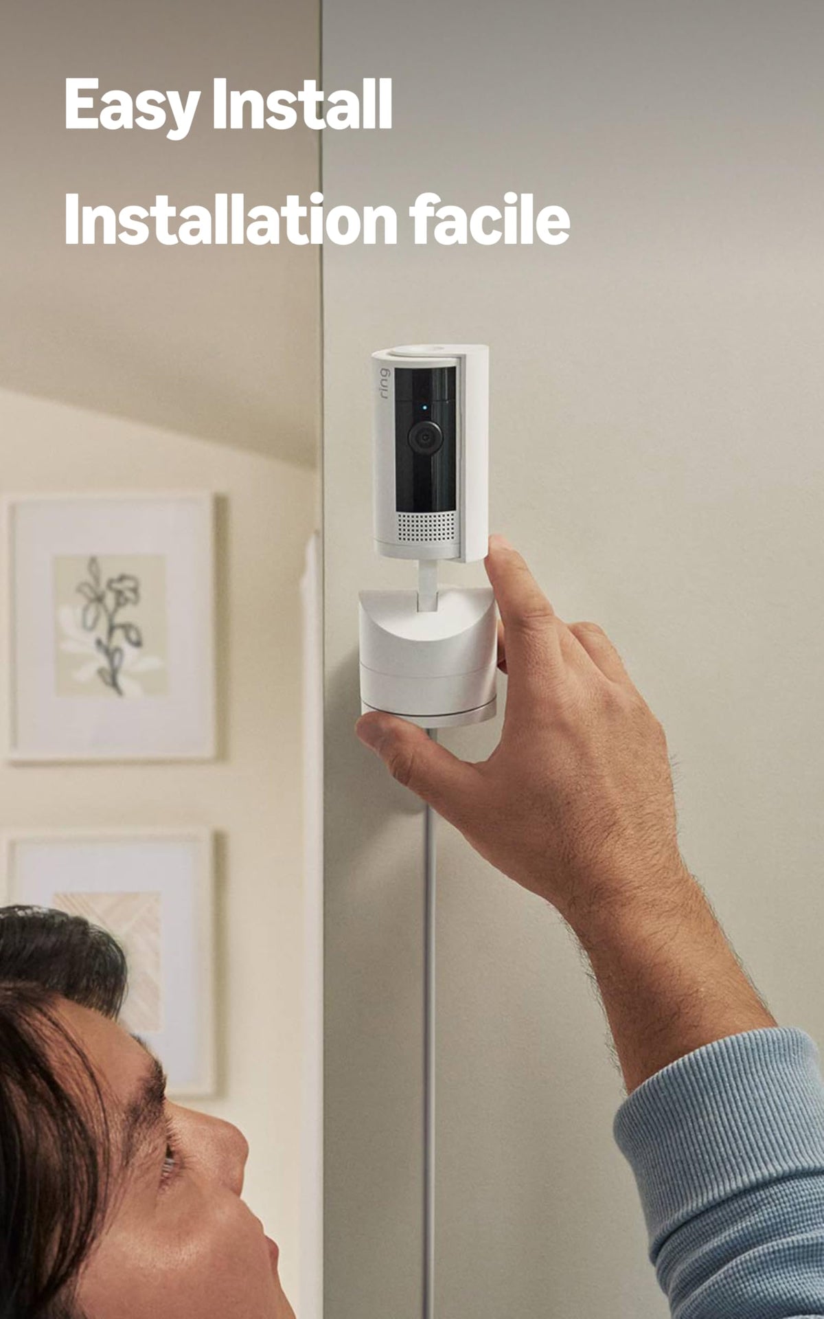 Ring Pan-Tilt Indoor Cam, Two-Way Talk, 2024 Release