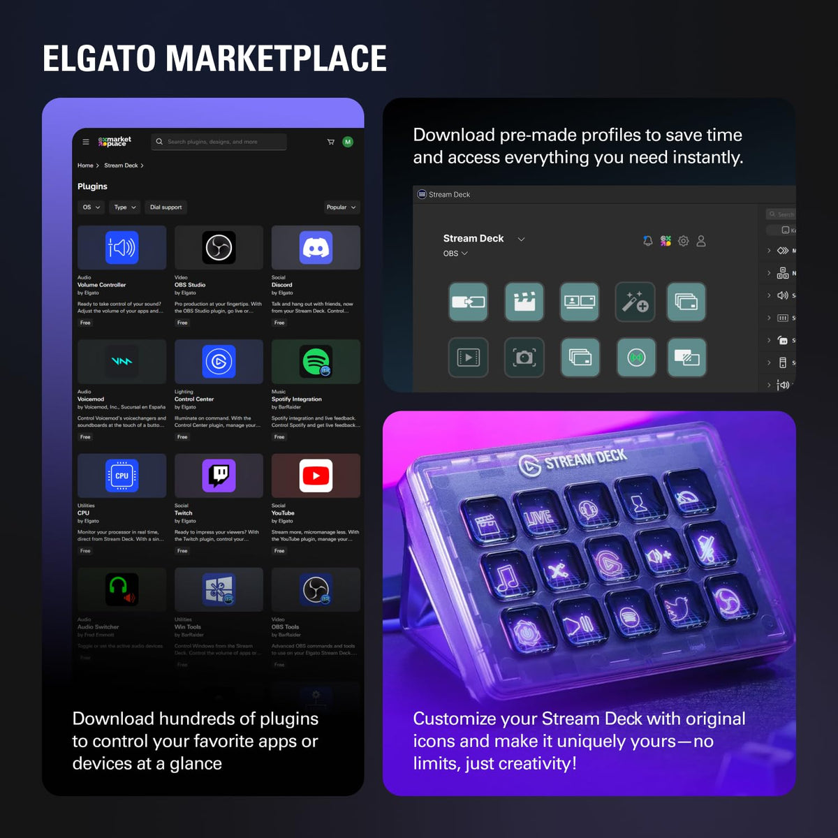 Elgato Stream Deck +, Audio Mixer and Studio Controller