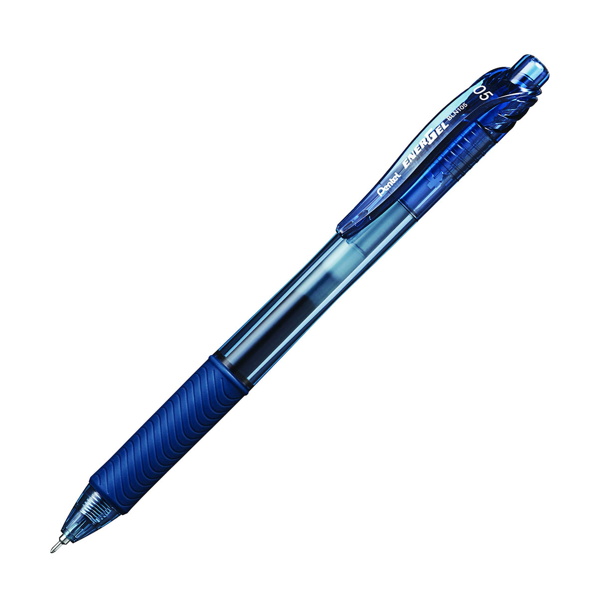 Pentel EnerGel X Retractable Gel Pen, 0.5mm, Navy Blue, 12 Pack