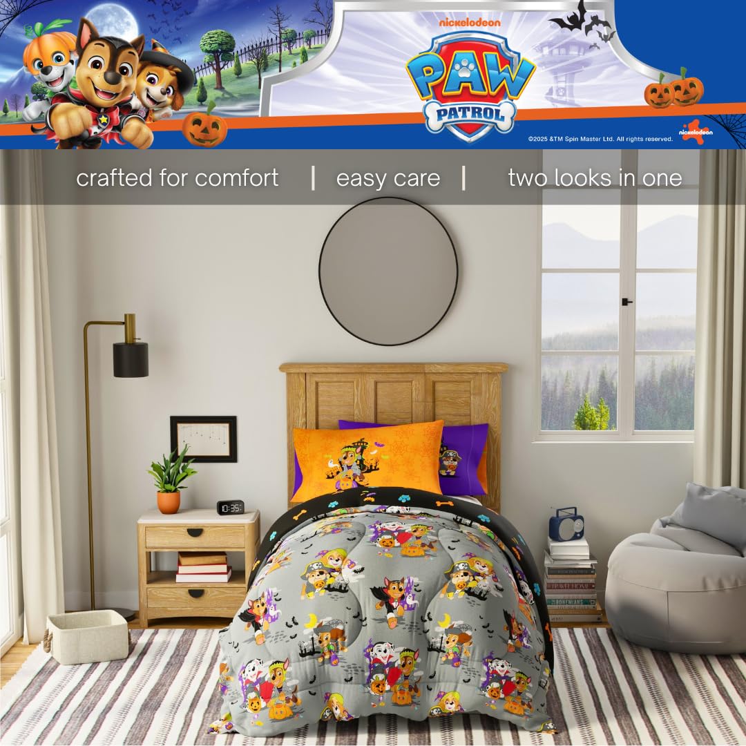 Franco Paw Patrol Kids Bedding 5-Piece Comforter and Sheet Set, Twin