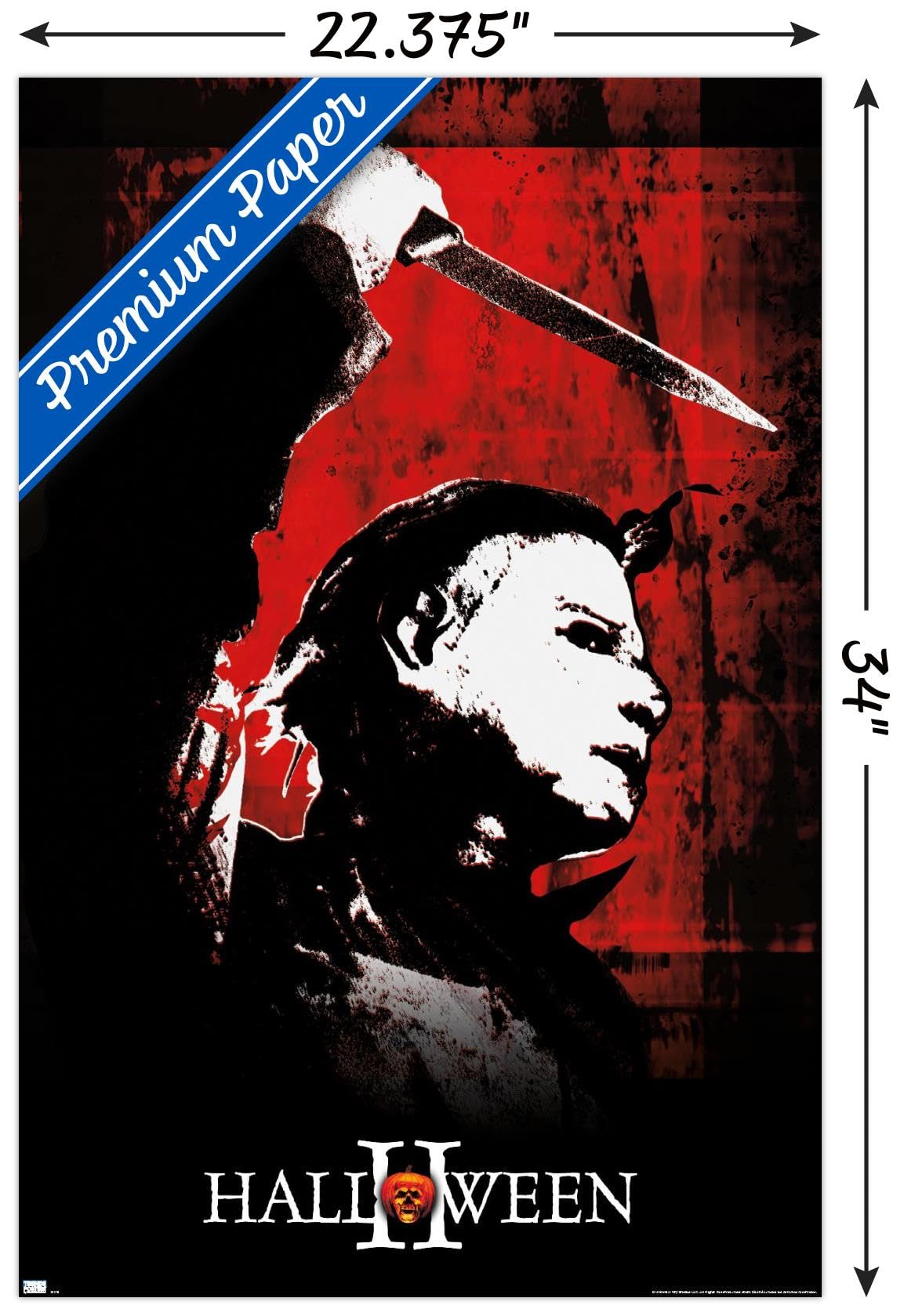 Halloween II Red Wall Poster