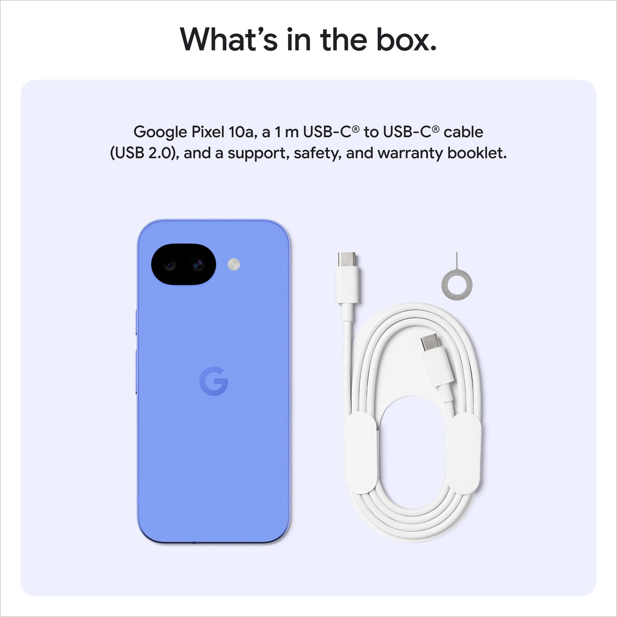 Google Pixel 10a Unlocked Android Smartphone, Lavender, 128GB