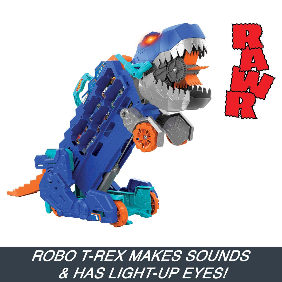 Hot Wheels City Ultimate T-Rex Transporter Track Set