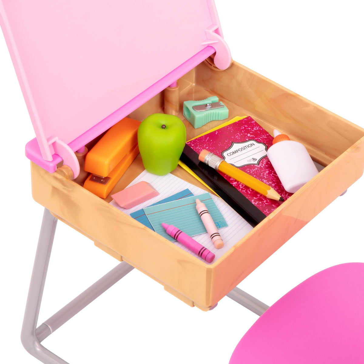 Our Generation Student Desk Set for 18-Inch Dolls, Flying Colors