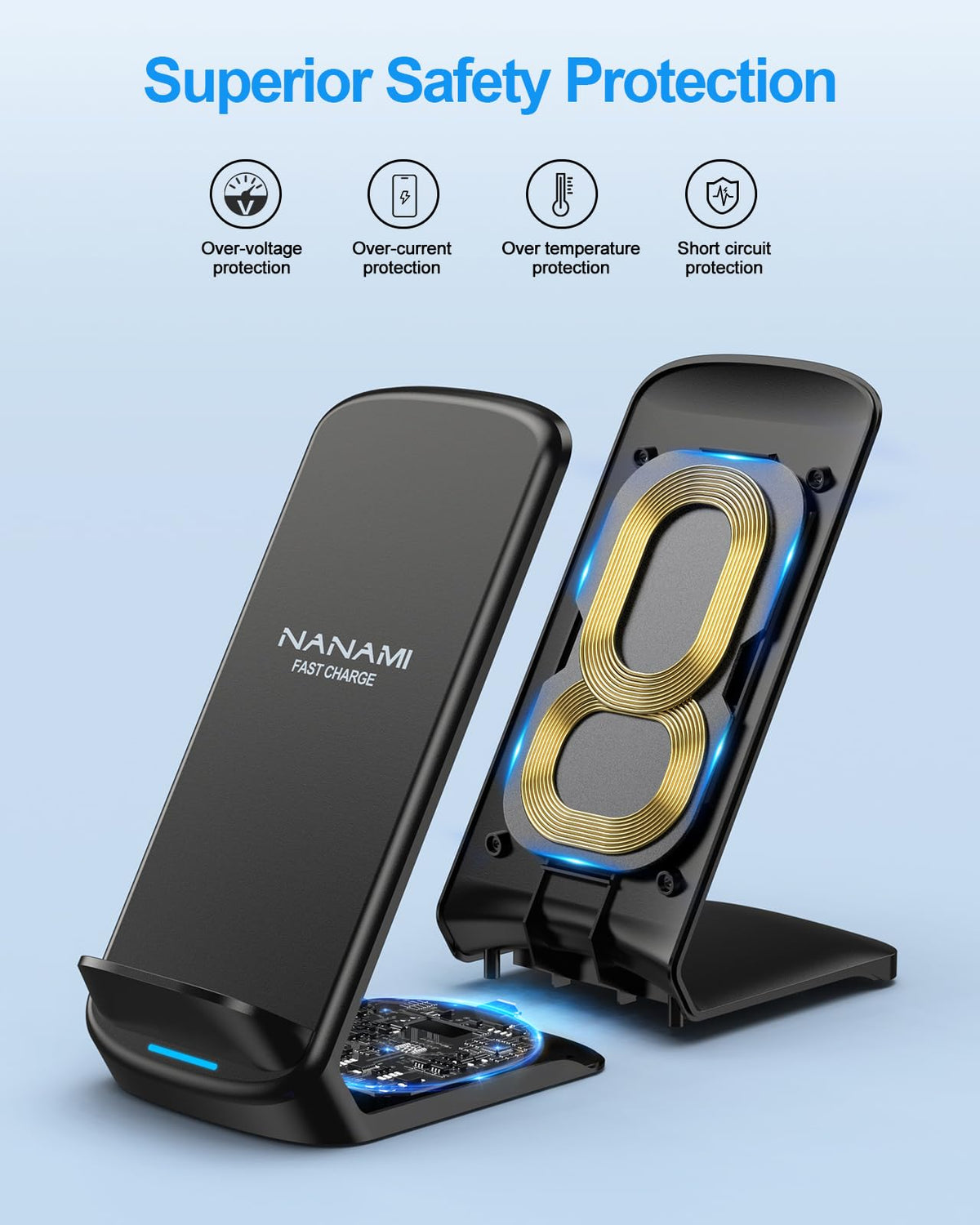 NANAMI 15W Wireless Charging Stand