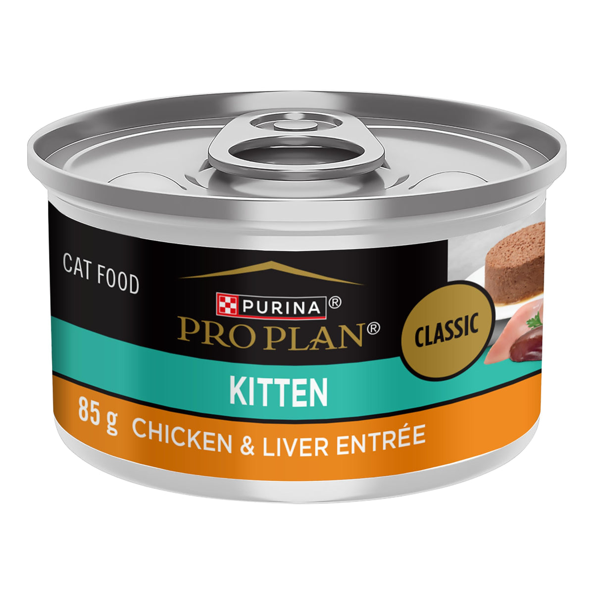 Purina Pro Plan Focus Kitten Wet Cat Food, Chicken & Liver, 24 x 3 oz