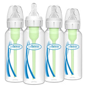 Dr. Brown's Options+ Anti-Colic Narrow Baby Bottles, 250 ml (4 Pack)