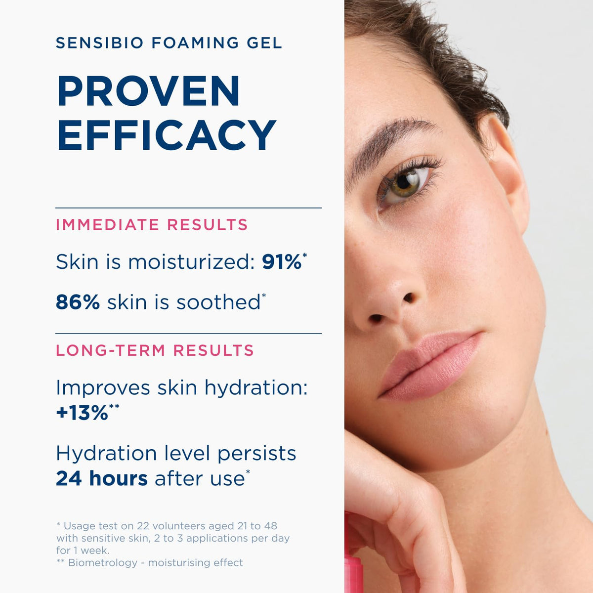 Bioderma Sensibio Foaming Gel Gentle Face Cleanser, 16.9 Fl Oz