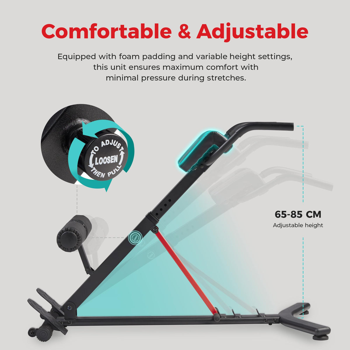 Sunny Health & Fitness Roman Chair Bench with Dip Station