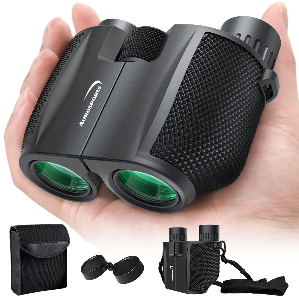 Aurosports 10x25 Compact Binoculars